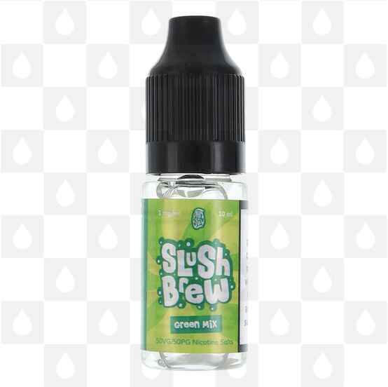 Green Mix by Slush Brew Nic Salt E Liquid | 10ml Bottles, Strength & Size: 06mg • 10ml