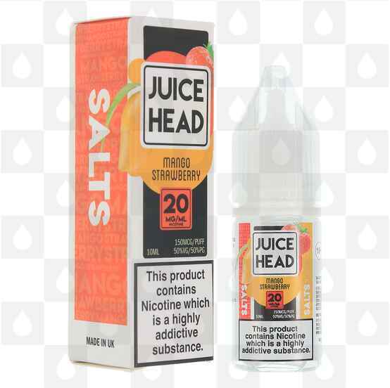 Mango Strawberry Nic Salts by Juice Head E Liquid | 10ml Bottles, Strength & Size: 10mg • 10ml