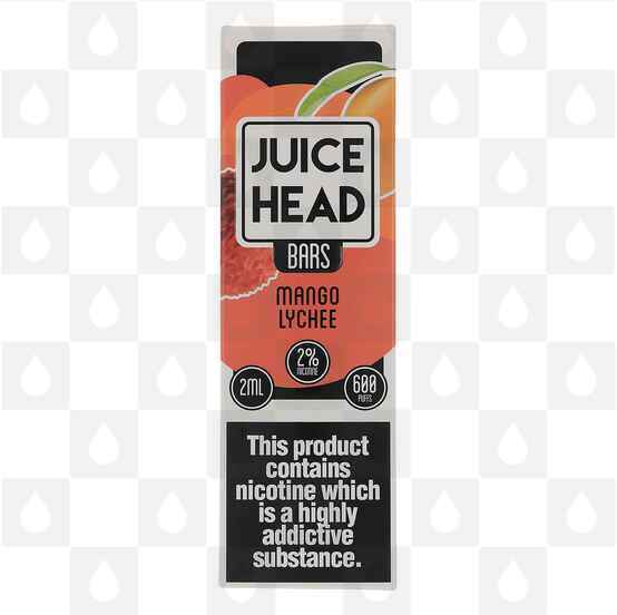 Mango & Lychee Juice Head Bar 20mg | Disposable Vapes, Strength & Puff Count: 20mg • 600 Puffs