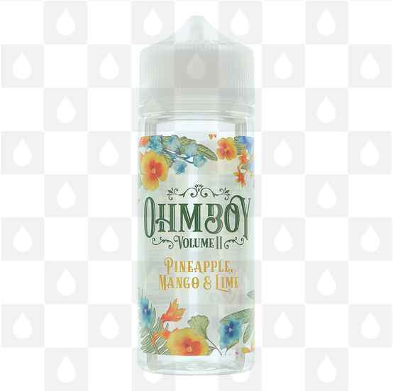 Pineapple, Mango & Lime by Ohm Boy Volume II E Liquid | 50ml & 100ml Short Fill, Strength & Size: 0mg • 100ml (120ml Bottle)