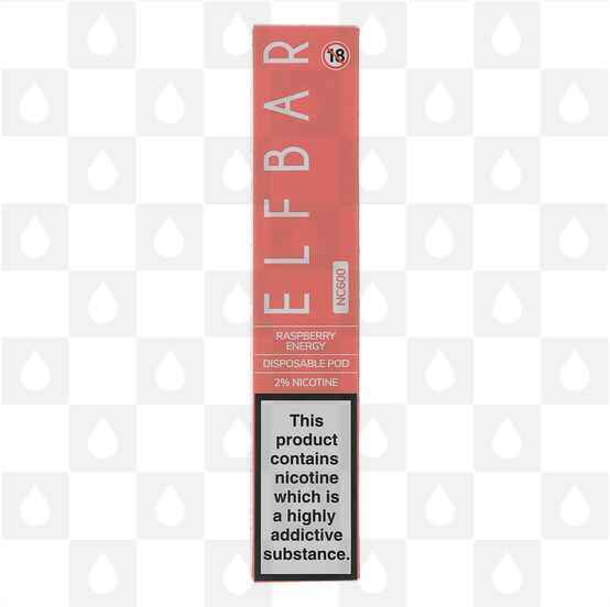 Raspberry Energy Elf Bar NC600 20mg | Disposable Vapes