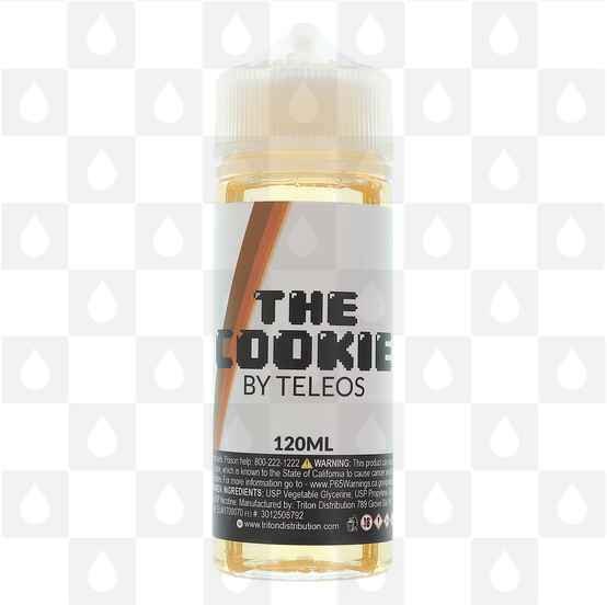 The Cookie by Teleos E Liquid | 100ml Short Fill, Strength & Size: 0mg • 100ml (120ml Bottle)