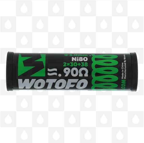 Wotofo Pre-made Coils | Dual Core Fused Clapton, Coil Type: 0.9 Ohm Each Coil