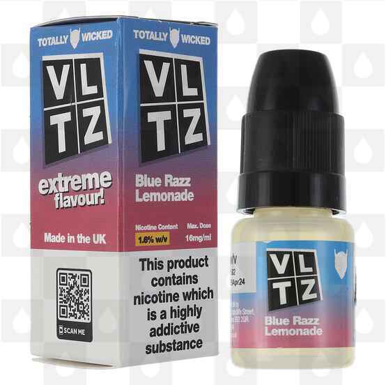 Blue Razz Lemonade by VLTZ E Liquid | 10ml Bottles, Strength & Size: 00mg • 10ml