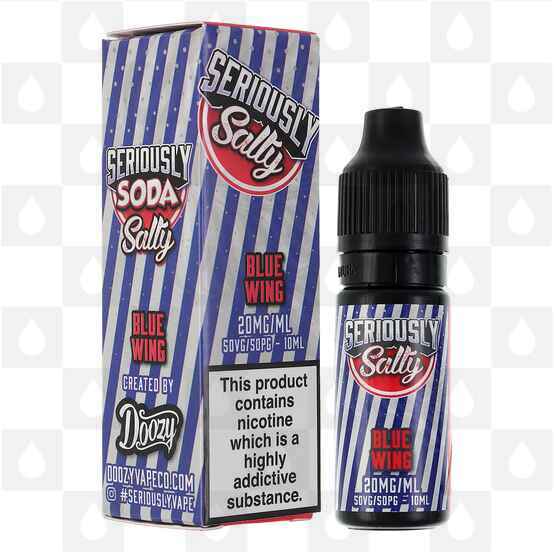 Blue Wing by Seriously Salty E Liquid | 10ml Bottles, Strength & Size: 10mg • 10ml