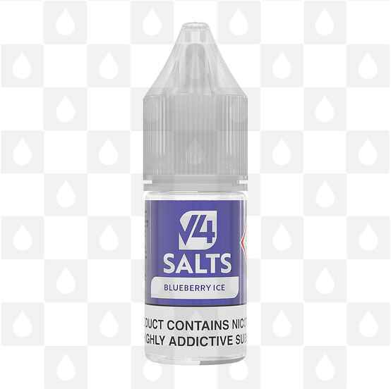 Blueberry Ice by V4 Salts E Liquid | 10ml Bottles, Nicotine Strength: NS 20mg, Size: 10ml (1x10ml)