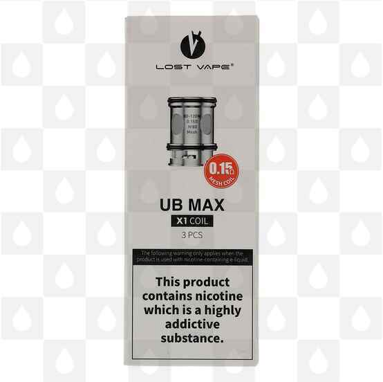 Lost Vape UB Max Coils, Ohms: UB Max X1 Coils 0.15 Ohm Mesh (80-120W)