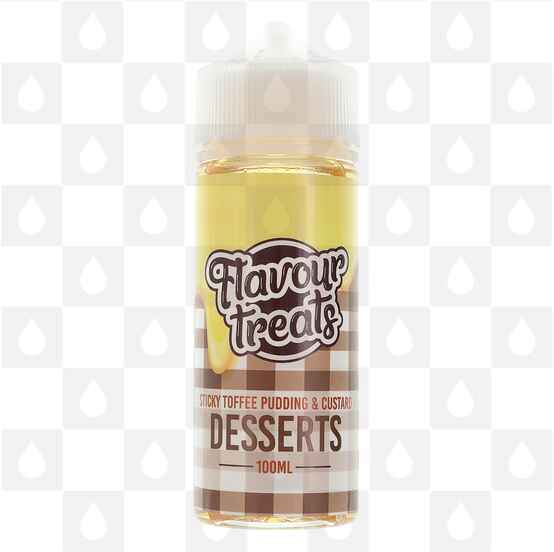 Sticky Toffee Pudding & Custard | Desserts by Flavour Treats E Liquid | 100ml Short Fill