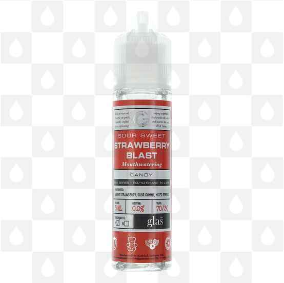 Strawberry Blast by Glas Basix E Liquid | 50ml Short Fill, Strength & Size: 0mg • 50ml (60ml Bottle)