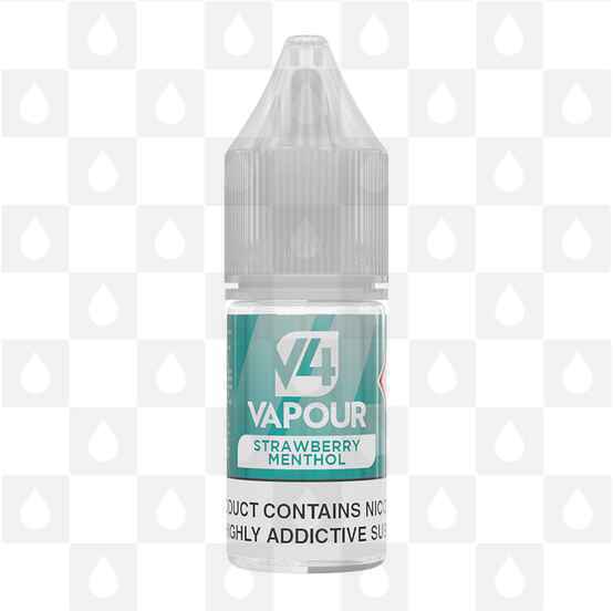 Strawberry Menthol by V4 V4POUR E Liquid | 10ml Bottles, Strength & Size: 18mg • 10ml • Out Of Date