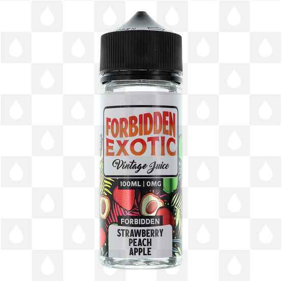 Strawberry Peach Apple by Forbidden Exotic E Liquid | 100ml Short Fill