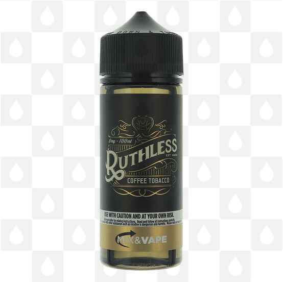 Coffee Tobacco by Ruthless E Liquid | 100ml Short Fill, Strength & Size: 0mg • 100ml (120ml Bottle)