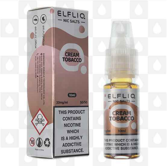 Snoow Tobacco (Cream Tobacco)​ by Elfliq | Elf Bar E Liquid | Nic Salt, Strength & Size: 10mg • 10ml