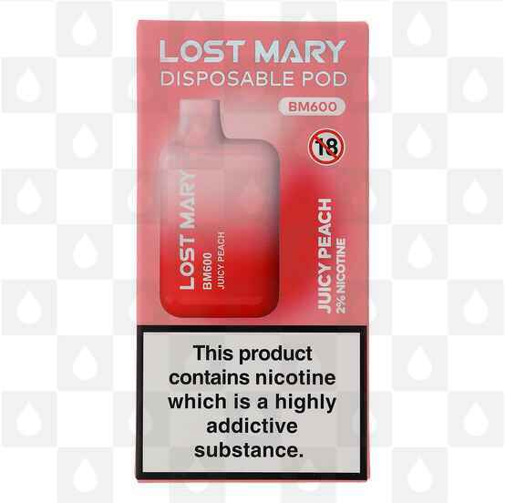 Juicy Peach Lost Mary BM600 20mg | Disposable Vapes