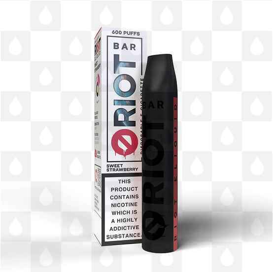 Sweet Strawberry Riot Bar | Disposable Vapes, Strength & Puff Count: 00mg • 600 Puffs