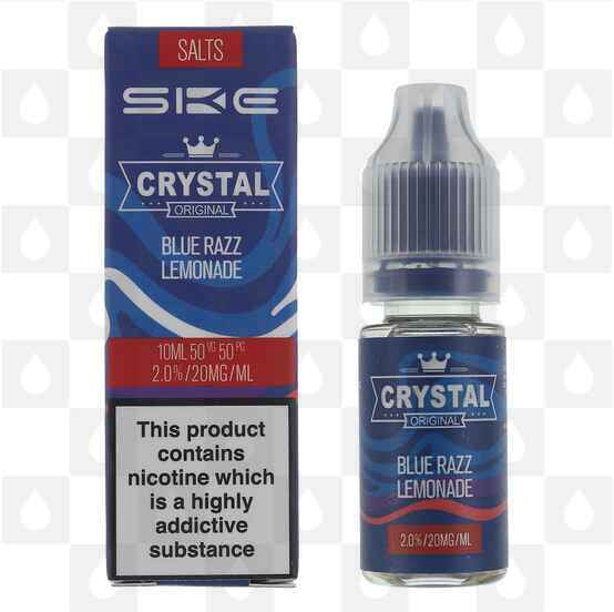 Blue Razz Lemonade SKE Crystal Original E Liquid | 10ml Nic Salt, Strength & Size: 10mg • 10ml