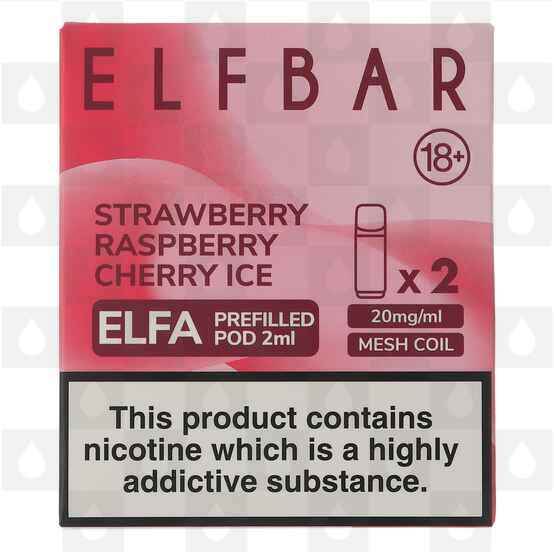 Elf Bar Elfa | Strawberry Raspberry Cherry Ice 20mg Pods