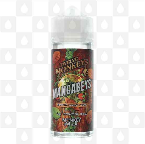 Mangabeys by Twelve Monkeys Vapor Co E Liquid | 50ml & 100ml Short Fill, Strength & Size: 0mg • 100ml (120ml Bottle)