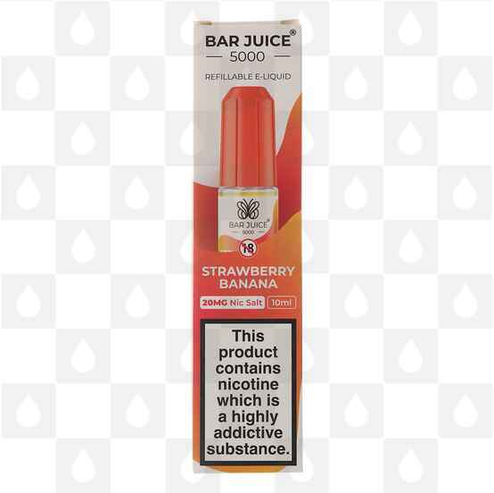Strawberry Banana by Bar Juice 5000 E Liquid | Nic Salt, Strength & Size: 10mg • 10ml