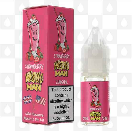 Strawberry by Milkshake Man E Liquid | Nic Salt, Strength & Size: 20mg • 10ml