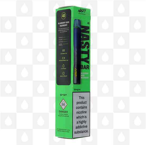 Blueberry Sour Raspberry Nasty Bar DX2 20mg | Disposable Vapes