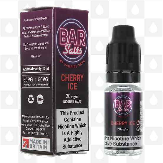 Cherry Ice | Bar Salts by Vampire Vape E Liquid | Nic Salt, Strength & Size: 20mg • 10ml
