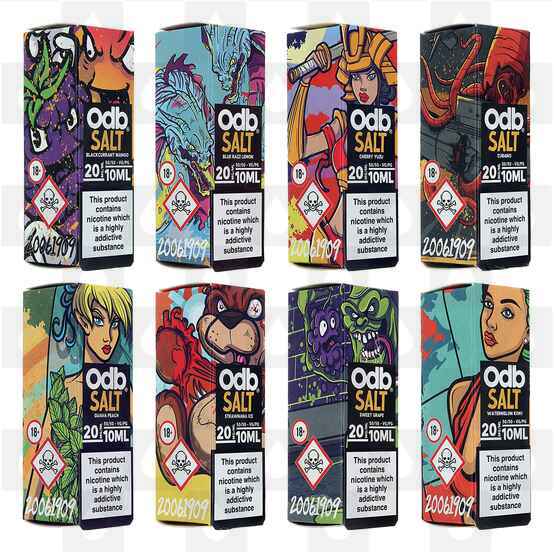 Watermelon Kiwi by ODB Juice E Liquid | Nic Salt, Strength & Size: 20mg • 10ml, 2 image