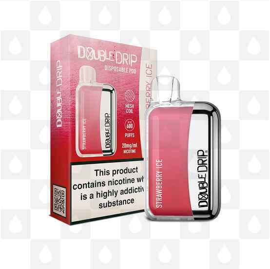 Strawberry Ice Double Drip Disposable 20mg | Disposable Vapes