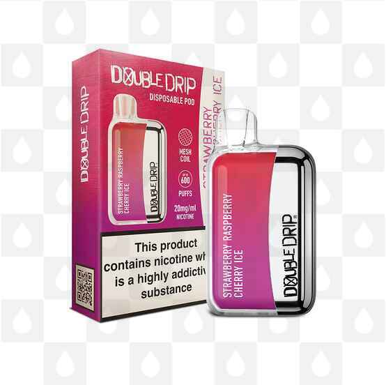 Strawberry Raspberry Cherry Ice Double Drip Disposable 20mg | Disposable Vapes