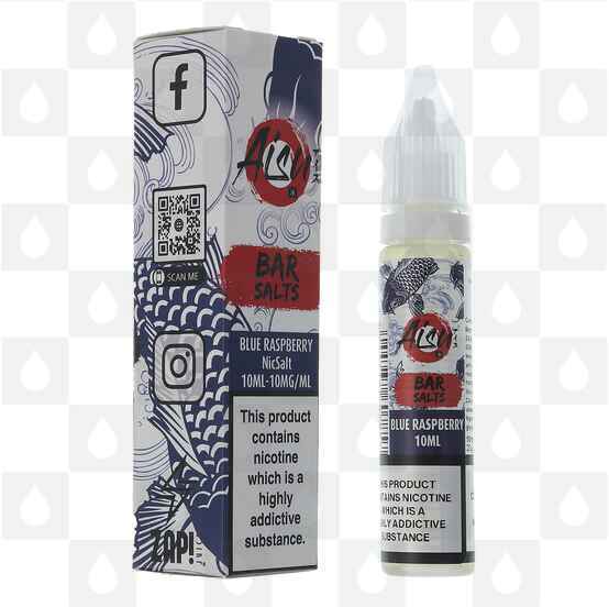 Blue Raspberry 50/50 Bar Salts by Aisu E Liquid | 10ml Bottles, Strength & Size: 20mg • 10ml