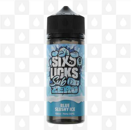Blue Slushy Ice | Sub Zero by Six Licks E Liquid | 100ml Short Fill