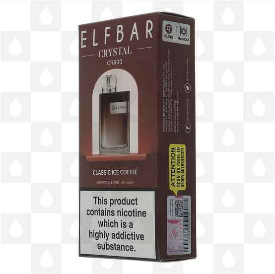 Classic Ice Coffee Elf Bar Crystal CR600 20mg | Disposable Vapes