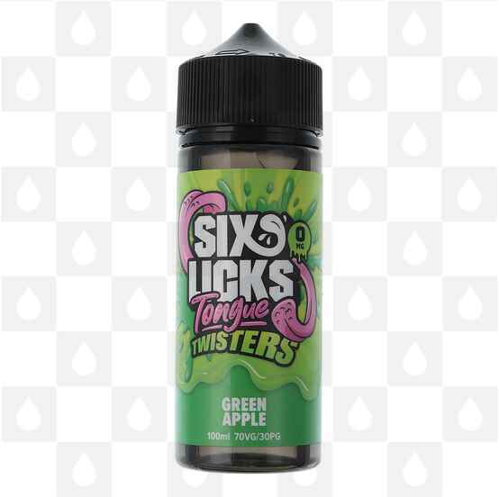 Green Apple | Tongue Twisters by Six Licks E-Liquid | 100ml Short Fill