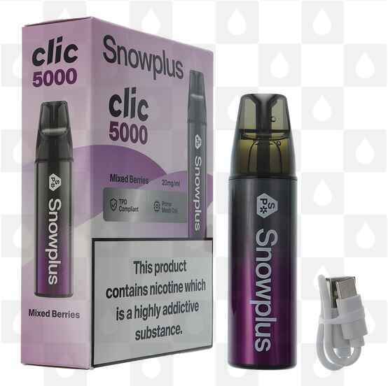 Mixed Berries | Snowplus Clic 12ml 5000 Puff 20mg | Disposable Vapes