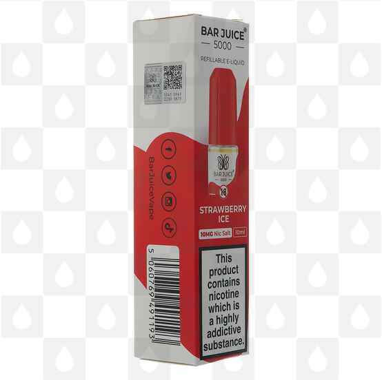 Strawbery Ice by Bar Juice 5000 E Liquid | 10ml Salt Nic, Strength & Size: 20mg • 10ml