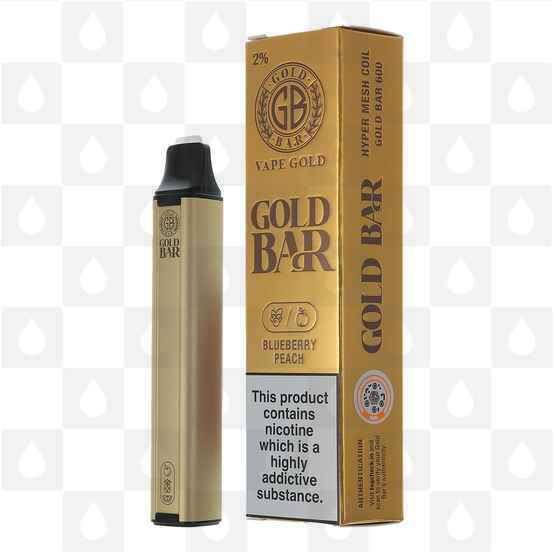 Blueberry Peach Gold Bar 20mg | Disposable Vapes