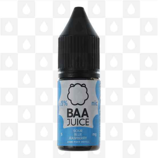 Sour Blue Raspberry Nic Salt by Baa Juice E Liquid | 10ml Bottles, Strength & Size: 10mg • 10ml
