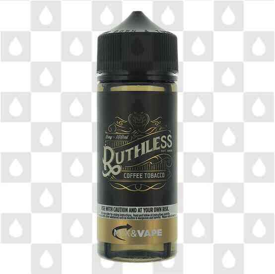 Coffee Tobacco by Ruthless E Liquid | 100ml Short Fill, Strength & Size: 0mg • 100ml (120ml Bottle) - Out Of Date