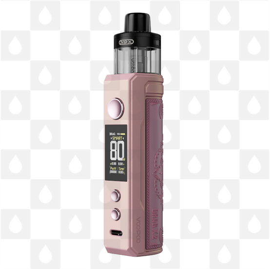 VooPoo Drag X2 Kit, Selected Colour: Glow Pink