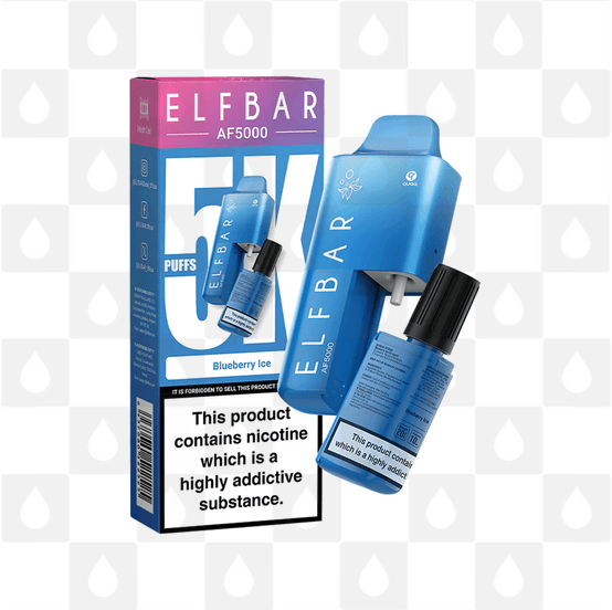 Blueberry Ice | Elf Bar AF5000 | 5000 Puff Disposable Vapes