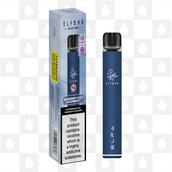 Elf Bar Elfa Pro | Pre-Filled Pod Kit, Battery Type: Battery & Pod, Selected Colour: Navy Blue / Blueberry Sour Raspberry Pod