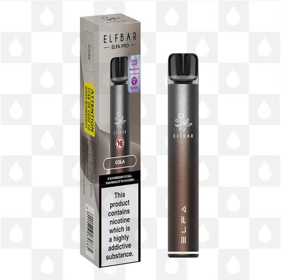 Elf Bar Elfa Pro | Pre-Filled Pod Kit, Battery Type: Battery & Pod, Selected Colour: Twilight Brown / Cola Pod