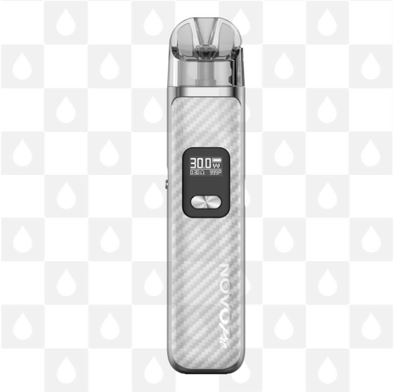 Smok Novo Pro Pod Kit, Selected Colour: Silver Carbon Fibre
