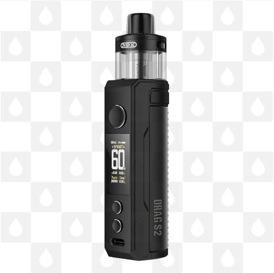VooPoo Drag S2 Kit, Selected Colour: Spray Black