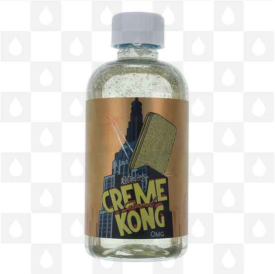 Custard Cream by Creme Kong E Liquid | 100ml & 200ml Short Fill, Strength & Size: 0mg • 200ml (240ml Bottle)