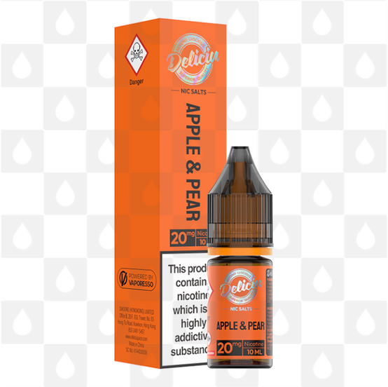 Apple and Pear | Deliciu by Vaporesso E Liquid | 10ml Nic Salt, Strength & Size: 20mg • 10ml
