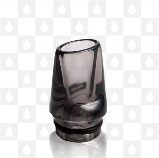 Dotmod Whistle Style 510 Drip Tip - Long, Selected Colour: Smoke Black