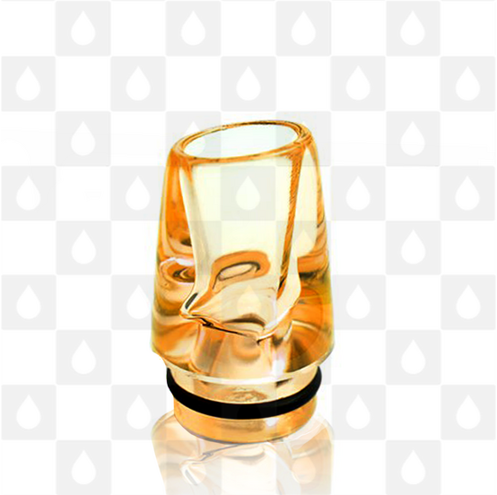 Dotmod Whistle Style 510 Drip Tip - Long, Selected Colour: Gold