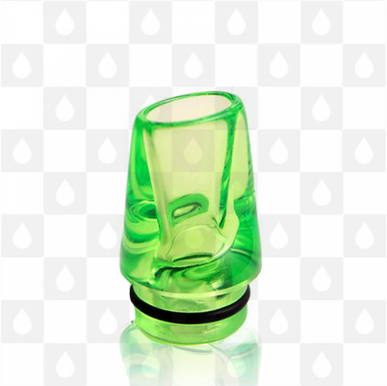 Dotmod Whistle Style 510 Drip Tip - Long, Selected Colour: Green