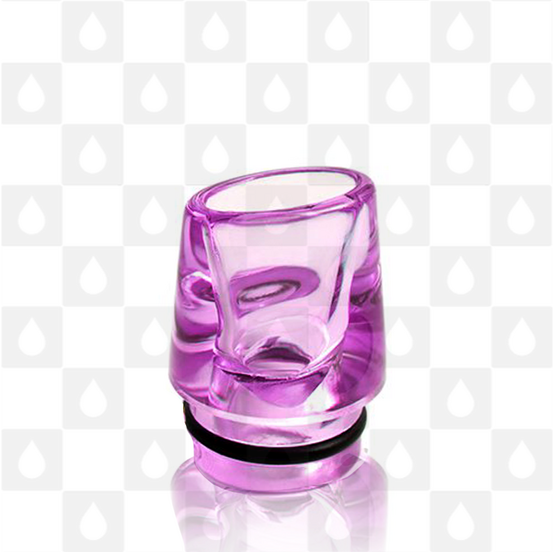 Dotmod Whistle Style 510 Drip Tip - Short, Selected Colour: Purple